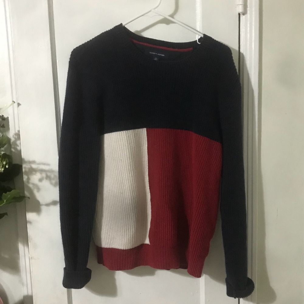 Tommy Hilfiger flag knit pullover